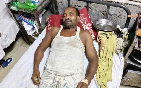 নড়াইলে ছেলে চোরাই রড কেনার অভিযোগে বাবাকে পিটিয়ে আহত
