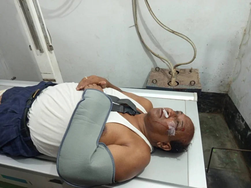 মোটর সাইকেল দুর্ঘটনায়  বিএনপি নেতা আহত