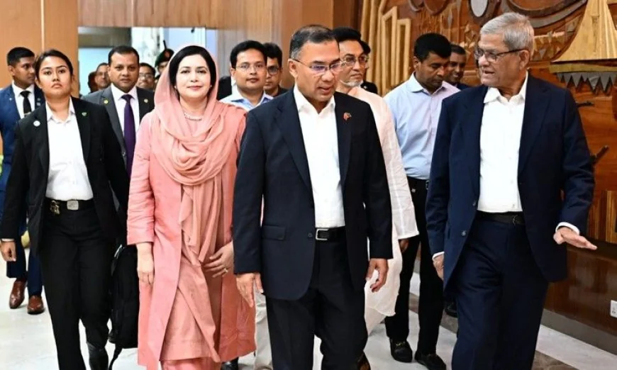 প্রথম সরকারি বিদেশ সফর শেষে দেশে ফিরেছেন প্রধানমন্ত্রী