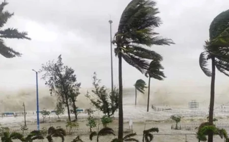 দেশের ১৭ জেলায় ৬০ কিমি বেগে ঝড়ের পূর্বাভাস, ১ নম্বর সংকেত