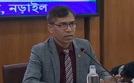 প্রাথমিক শিক্ষা পদক-২০২৬ এ শ্রেষ্ঠ জেলা প্রশাসক নির্বাচিত হলেন নড়াইলের জেলা প্রশাসক