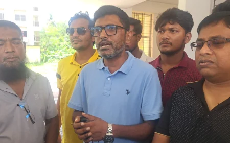 নড়াইলে যুবদল-ছাত্রদল নেতাদের হস্তক্ষেপে  হাসপাতালের বেসরকারি অ্যাম্বুলেন্স এর সিরিয়াল সংক্রান্ত সিন্ডিকেটের অবসান