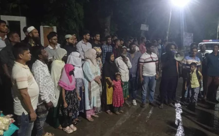 নড়াইলে শিশুকন্যাকে ধর্ষণ ও হত্যার বিচারের দাবিতে বিক্ষোভ সমাবেশ অনুষ্ঠিত