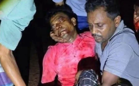 নড়াইলের কালিয়ায়  এক ইউপি সদস্যকে কুপিয়ে হত্যা