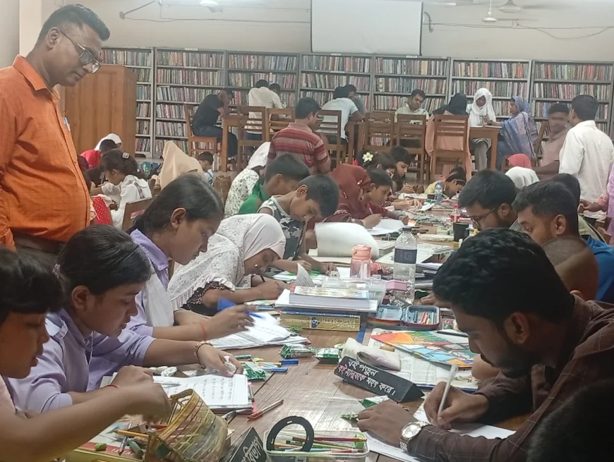 নড়াইলে জুলাই গণঅভ্যুত্থান দিবস উপলক্ষে আবৃত্তি, রচনা ও চিত্রাঙ্কন প্রতিযোগিতা অনুষ্ঠিত