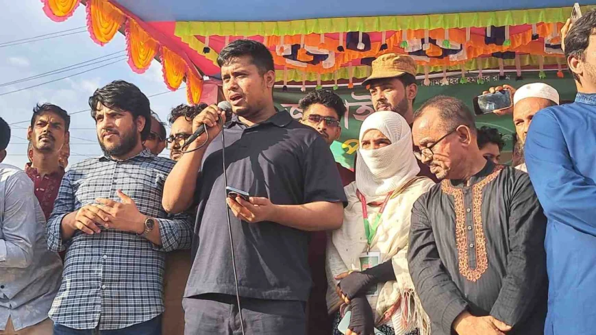 নড়াইলে জুলাই পদযাত্রা ও পথসভায় সংবিধান সংস্কার ও জুলাই হত্যাকাণ্ডের বিচারের দাবি