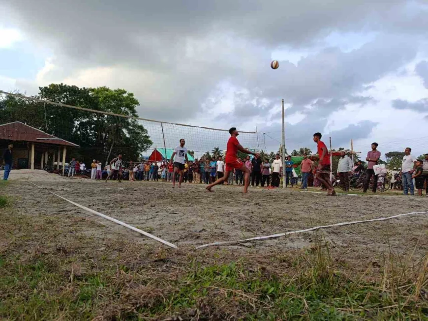 নড়াইলে বিচ ভলিবল প্রতিযোগিতায় নড়াইল এক্সপ্রেস জয়ী