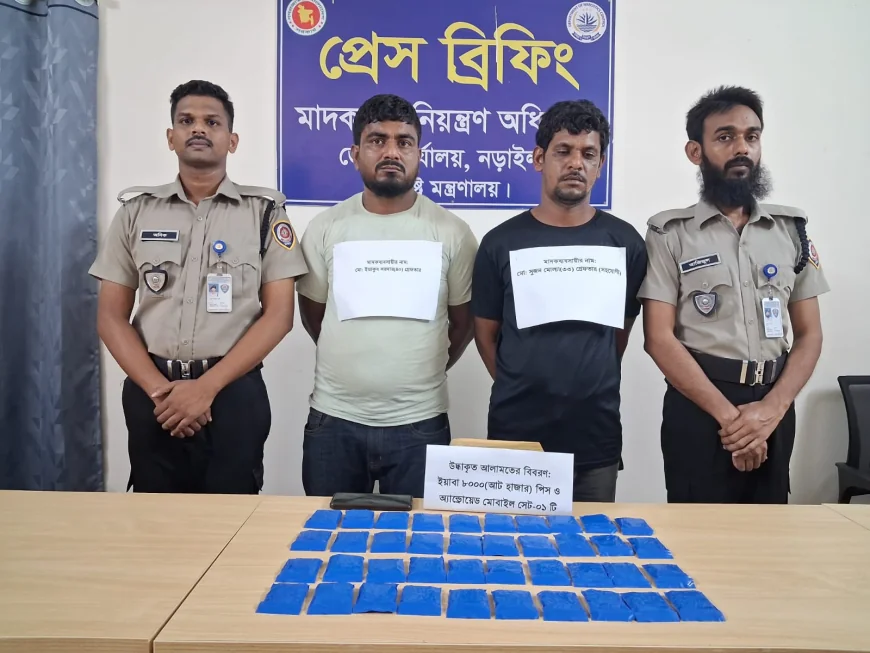 নড়াইলে স্মরনকালে সবচেয়ে বড় মাদকের চালান আটক
